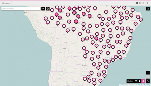Mais de 6 mil bibliotecas estão mapeadas na plataforma. 