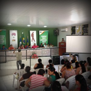 Formação em Morro do Chapéu contou com a parceria do PMDB Mulher. 